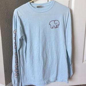 light blue ivory ella long sleeve shirt